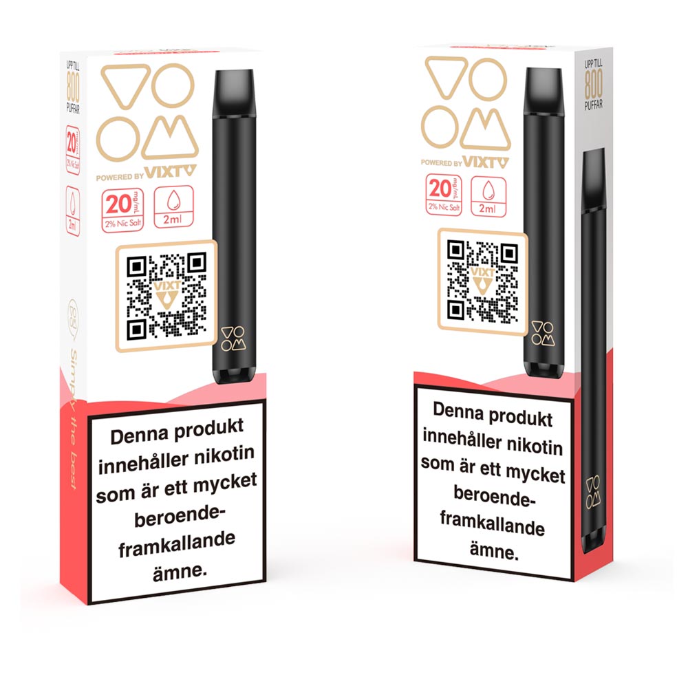 VOOM Mini Strawberry Banana - Disposable E-cigarette Vixt VOOM Mini Strawberry Banana - Disposable E-cigarette Vixt