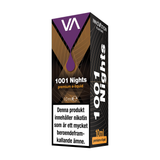 Innovation 1001 Nights vape juice tobacco flavour. Box black and purple with nicotine 10 ml 