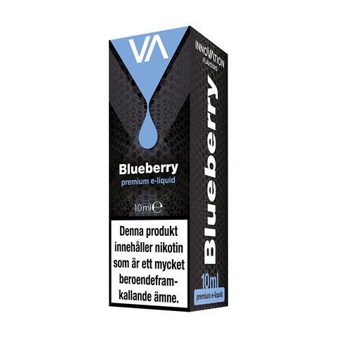 Innovation Blueberry 10 ml vape juice has a strong sweet and dense taste of blueberr