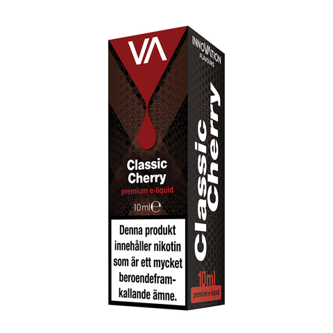 Innovation Classic Cherry 10 ml vape juice. Fruity flavour with the taste of delicious fresh cherries. 