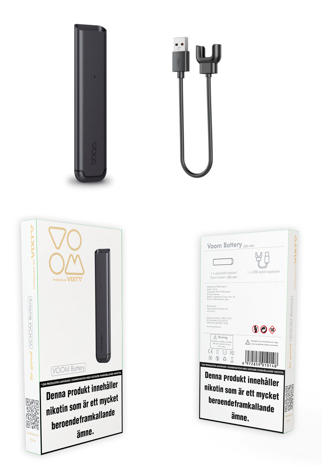 VOOM Battery E cigarette Vixt VOOM Battery E cigarette Vixt